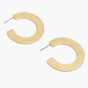 Madewell Flat Hoop Earrings